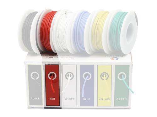 AWG30 CBAZY Red Silicone Wire 1m [CBZ-SW-30-RD]